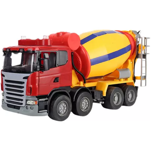 Детская большая палочка для смешивания, игрушечная машина для мальчиков, инерционная модель инженерной машины, комплект со светомузыкой, музыкальная игрушка