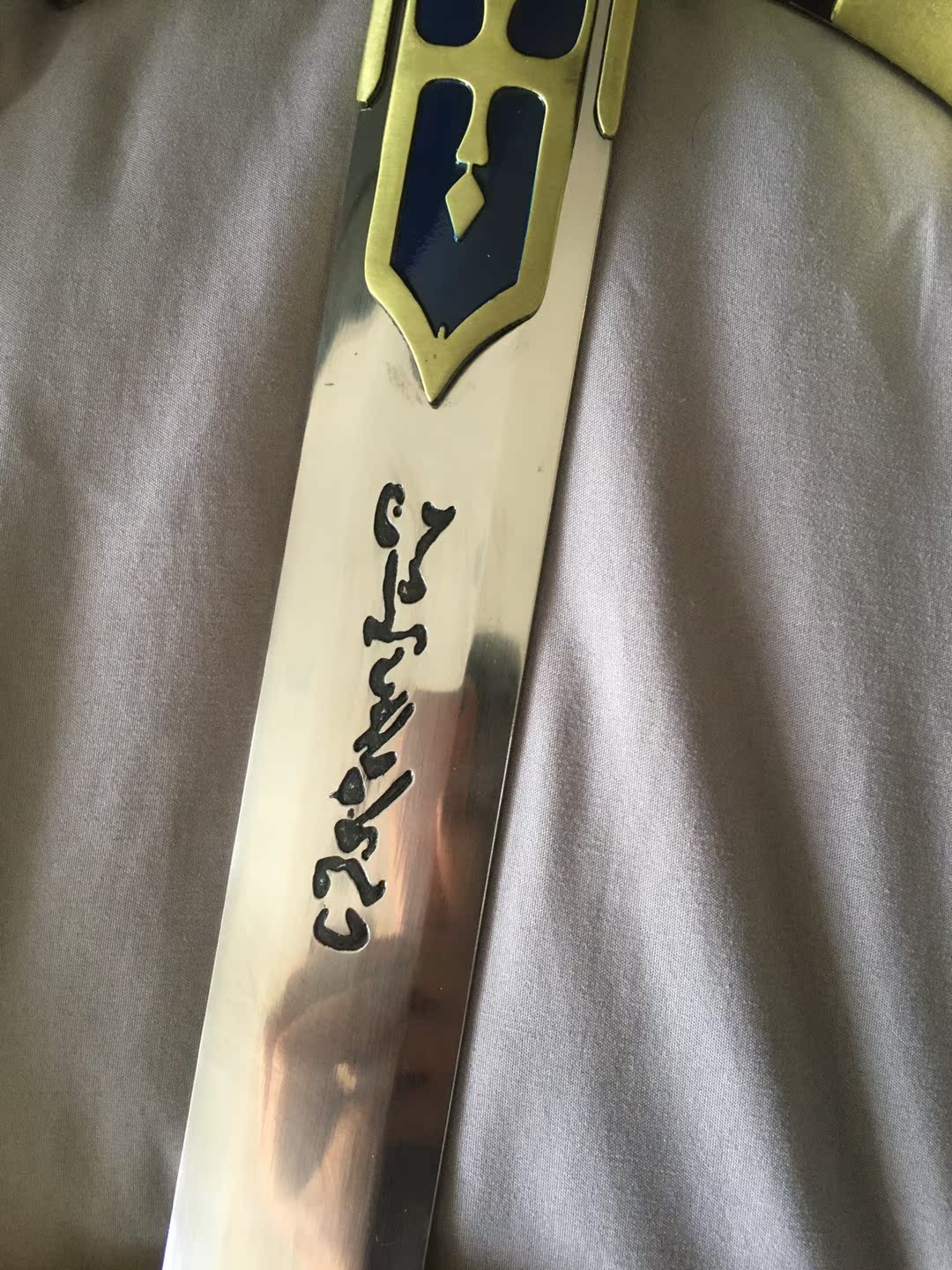 fate命运长夜黑化saber誓约胜利之剑全金属石中剑excalibur未开刃