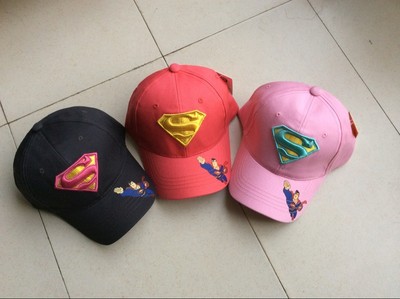 taobao agent 2015 explosion model adjustable stereo superman children's peaked cap, baseball cap P21