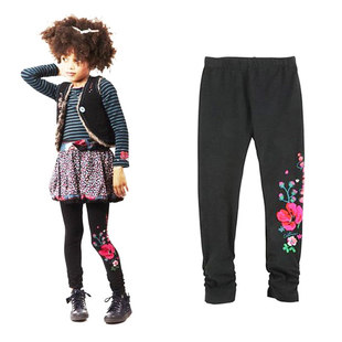 Children's autumn cotton leggings, European style, Japanese and Korean, children's clothing