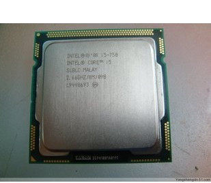 Intel i5 760 LGA 1156 ピン ルース チップは、I5 750 用にも 1 年間の交換価格 368 元で入手できます。