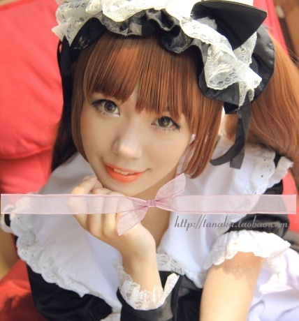 猫耳朵cos女仆头饰