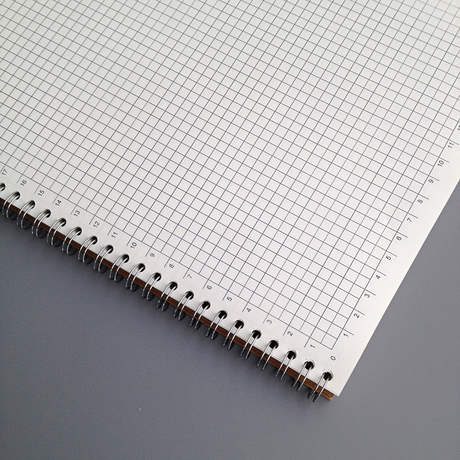 胖小姐带刻度 5mm 网格本 笔记本 坐标本 网点本 ui 字体 硬底