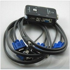 KVM-переключатель 迈拓维矩 mt-201uk-ch 2口usb手动kvm 2进1出电脑切换器