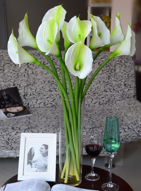 40  0 0  小*鑫   发布了  手感大马蹄莲仿真花 假花 装饰 花 客厅