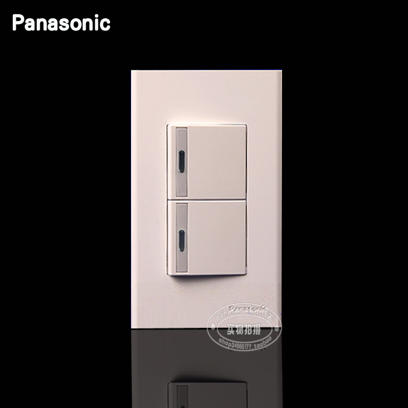 

Выключатель двухклавишный Panasonic 120 LED