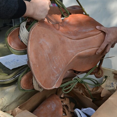 户外骑马装备马术用品马鞍马具 95式马鞍子