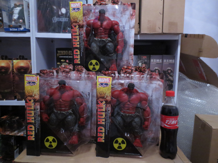 

Куклы/ украшения/детали Marvel select MS DST Red Hulk