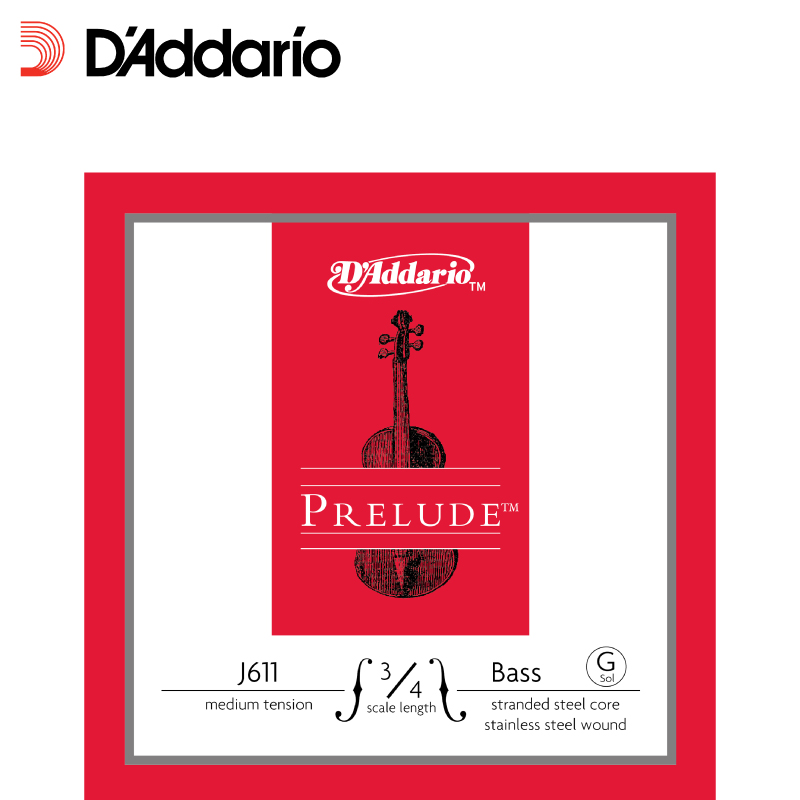 

Струны для скрипки D'Addario Prelude 3/4 J611 3/4M