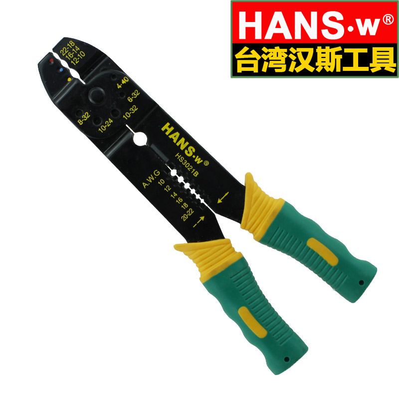 

Клещи для обжима и зачистки Hans. w