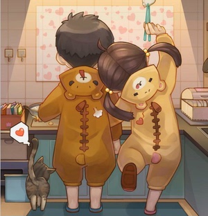 送爪鞋 冬法兰绒可爱情侣公寓卡通动物关谷神奇恐龙连体男女睡衣