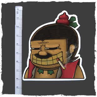 您可以在下面的板块中挑选喜欢的宝贝 恶搞葫芦娃 卡通贴纸 复古