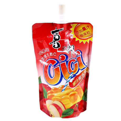 【天猫超市】喜之郎cici苹果味铁锌钙果冻爽150g 婚庆 休闲小零食