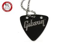 Ожерелье GsusMusic из титановой стали Gibson Gipson LOGO (черный)
