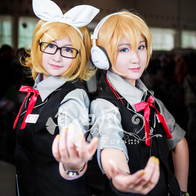taobao agent [Freedom] V Home/VOCALOID/Mirror Lian Yinyin's brother Jingyin Gemini COS suit customization
