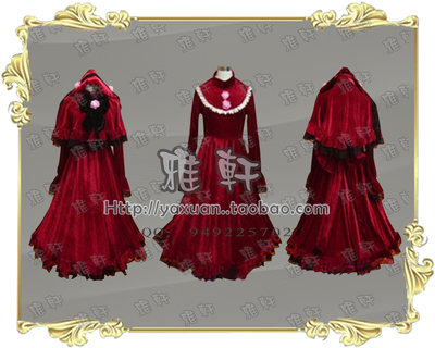 taobao agent Yaxuan cosplay clothing rose girl traumnd shinku new product