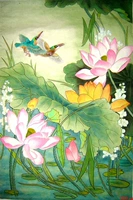 SU Embroidery DIY KIT Junior Lotus Bird 60*40 High -End Подарочная вышивка ручной работы в гостиной, декоративная живопись