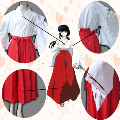 taobao agent [LJCOS] Inuyasha cosplay costumes costume, orange cos cos witch clothing