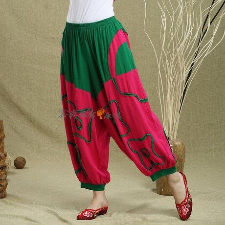 【哈伦女长裤】_个性灯笼裤图片_文艺女长裤价格_搭配分享 - 爱逛街