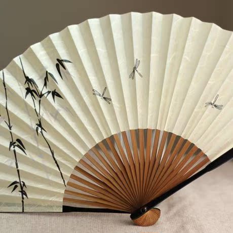 【白色竹】_高档折扇图片_精品扇子价格_搭配分享 - 爱逛街