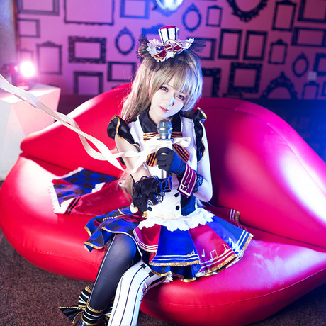 现货【uwowo】lovelive!女仆觉醒cosplay打歌服 ll南小鸟cos小鸟