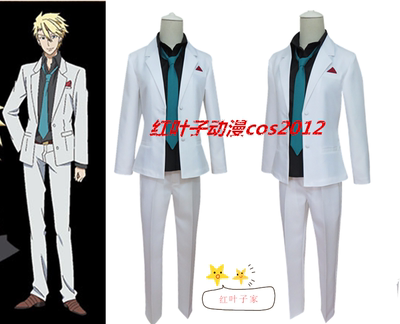 taobao agent Spring clothing, white classic suit jacket, cosplay