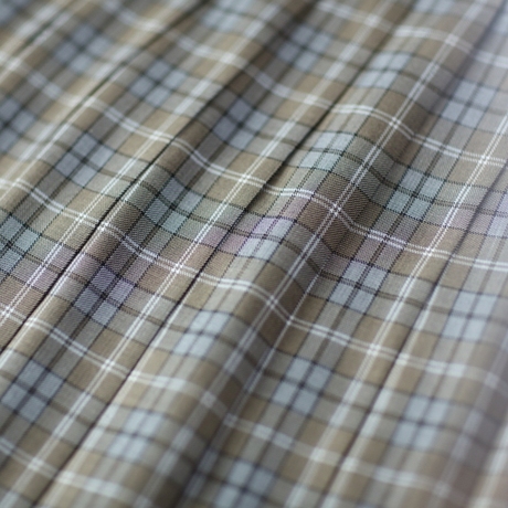 00       优马叔 日本jk百褶裙 茶底灰格白线