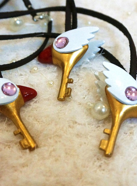 百变小樱项链魔卡少女樱木之本樱星之钥匙杖星之杖鸟头杖动漫周边