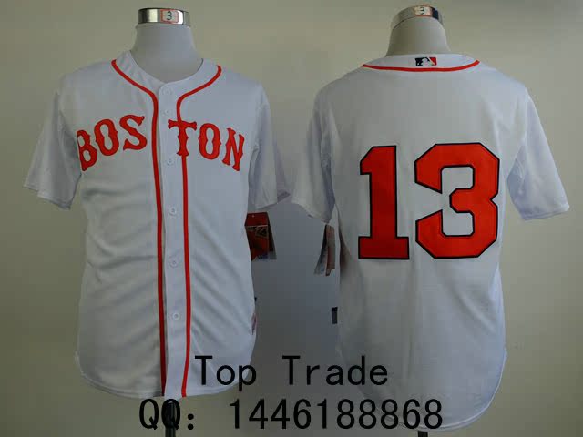 

Форма для регби Baseball uniform MLB Boston Red Sox 13 Ramirez Jersey
