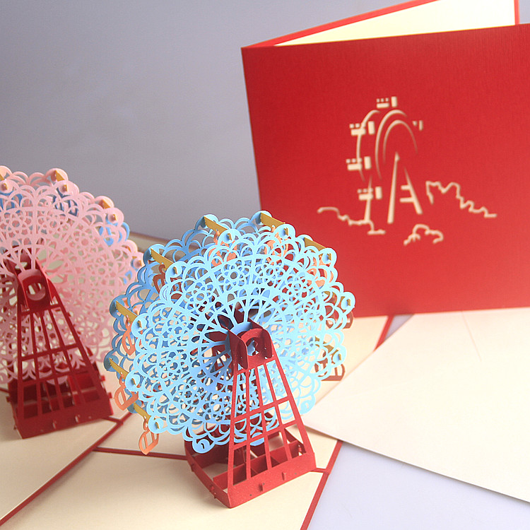 

Поздравительная открытка Bai Li Shan, Martin 3D Diy