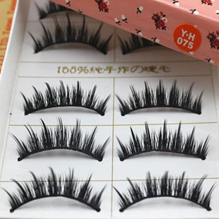 YH075 Youcai Beauty Five Plead Black Sircorrite Cluster Cluster Толстый японский японский фальшивый ресницы