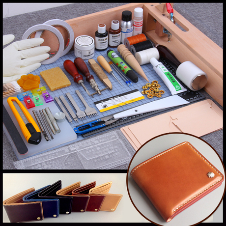 diy手工皮具手缝皮革工具套装菱斩裁皮挖槽削边器皮艺雕刻工具