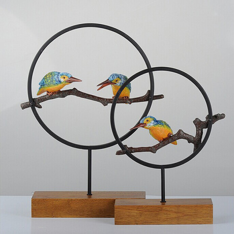 现代新中式复古家居摆件创意软装家具饰品摆设样板房电视柜装饰品