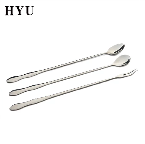 Long mixing stick stainless steel, spoon