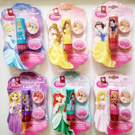 正品迪士尼公主彩妆化妆品口红儿童表演口红唇彩女孩淡彩唇膏礼品