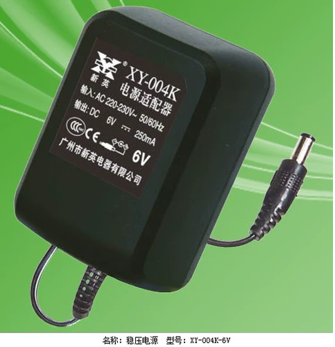 Xinying XY-004K 6V 0,25A DC 220V до 6 В 250 мА DC Power Adapter Зарядное устройство