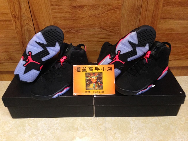 

баскетбольные кроссовки Nike air jordan Air Jordan Retro GS Black Infrared AJ6 384665-023