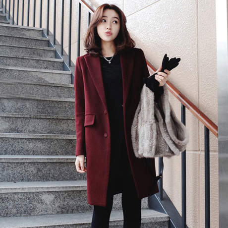 【圆领大衣】_呢子大衣图片_呢子圆领大衣价格_搭配分享 - 爱逛街