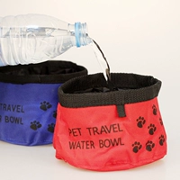 Портативная чаша для питомца Складная чаша для собак на открытом воздухе горшок с собакой холст из водного бассейна.