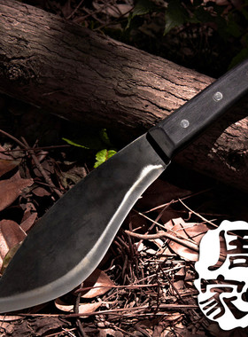 手工锻打弓子板弹簧钢铁匠屠宰刀 杀猪砍柴刀 斩骨刀 柴刀杀鱼刀