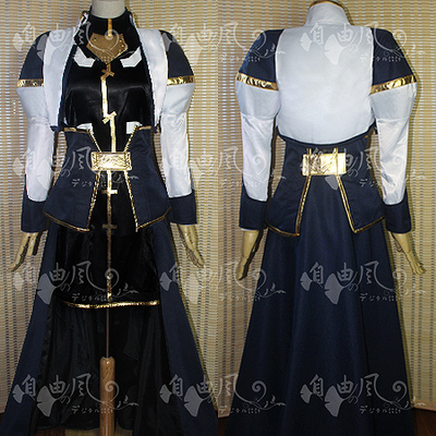 taobao agent [Freed Wind] Magic Girl Naiye COS Server Badhen Black COS Battle COS Cap Customization Customization