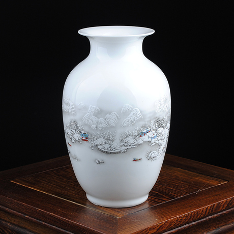 【白色花瓶】_景德镇陶瓷器图片_价格_搭配分享 - 爱逛街