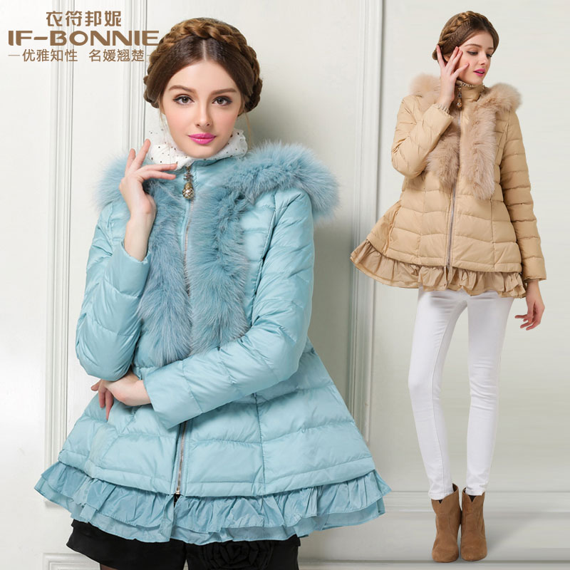 

Женский пуховик Clothing Fu Bangni i190 2014