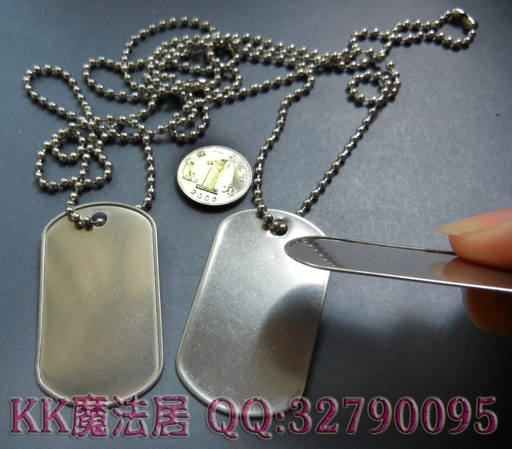 

Армейский жетон Stainless steel dog tags