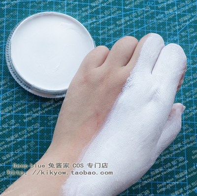 taobao agent Good and easy to unload COS pure white powder cream water color oil color painted cream zombie vampire Halloween Gothic