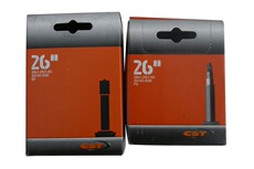 Камера велосипедная cst正新26寸山地车内胎自行车内胎轮胎26x1.25/1.5美嘴法嘴内胎