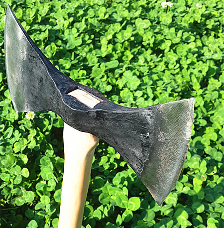 双面斧子双刃斧头战术斧头应急斧头营地斧印第安战斧野营必备钻石