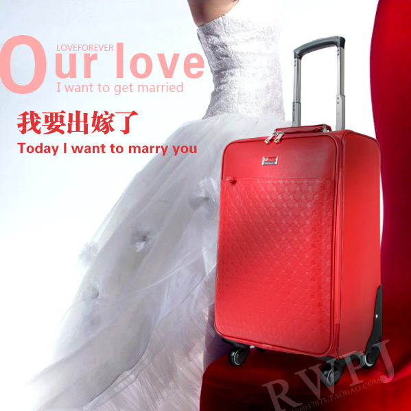 

Чемодан Minlupolo red apple 16 20 24