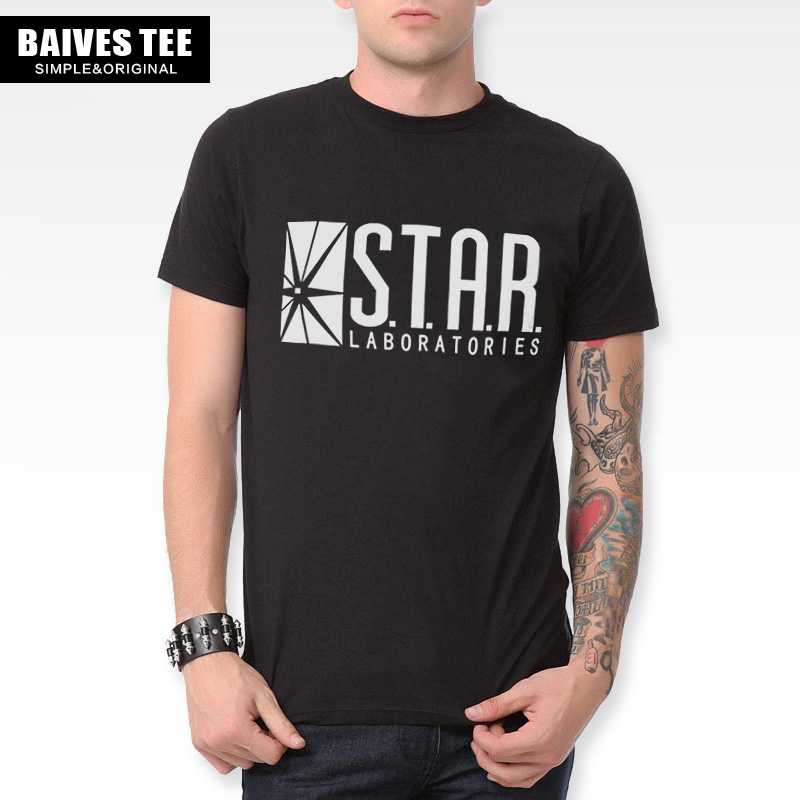 

Футболка мужская Baives r3c28 THEFLASH STARLABS