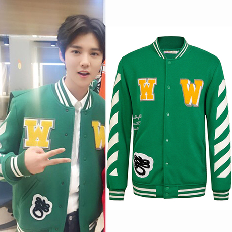我是证人快乐大本营 exo鹿晗同款棒球服衣服 男女青少年卫衣外套